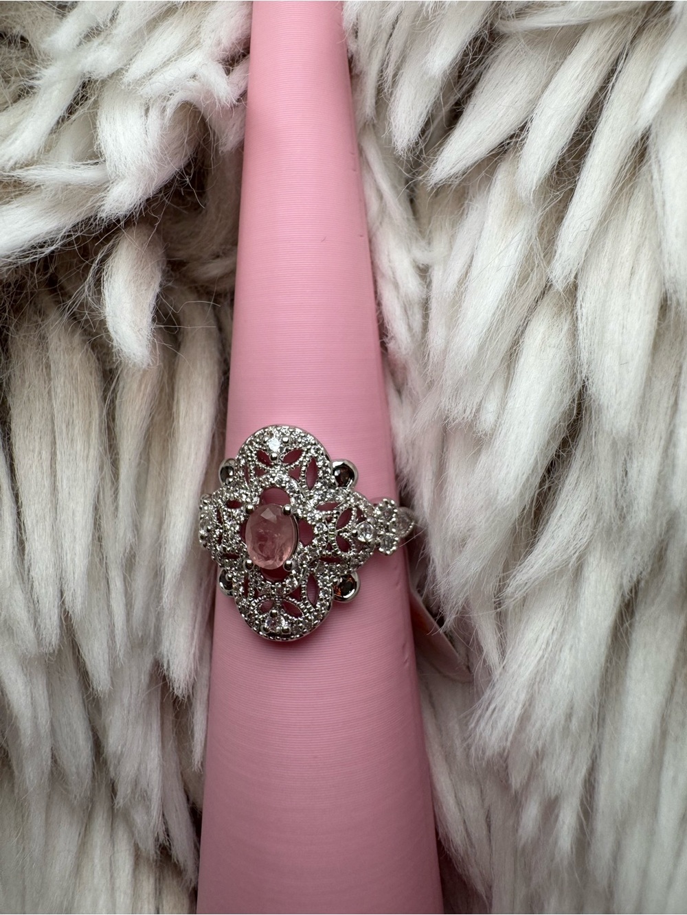 Rose Quartz Ring - Picture 3 of 6